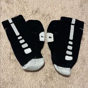 Nike Elite Socks - Black and White - Large
